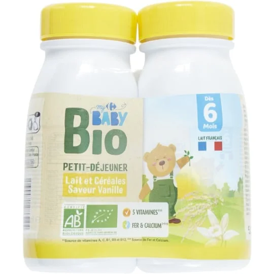 Lait bébé liquide dès 6 mois vanille