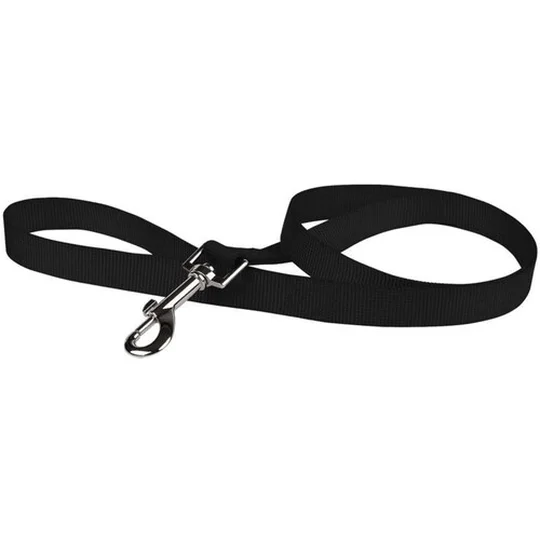 Laisse Basic 25mm et 100cm pour Chien Noir