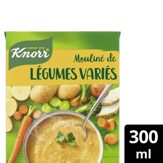 Soupe légumes variés moulinés