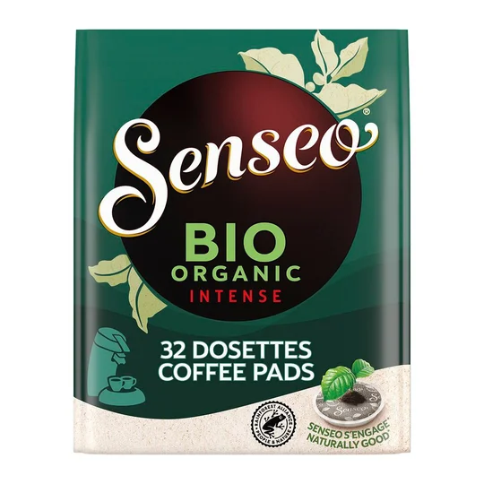 Dosettes de café moulu intense bio