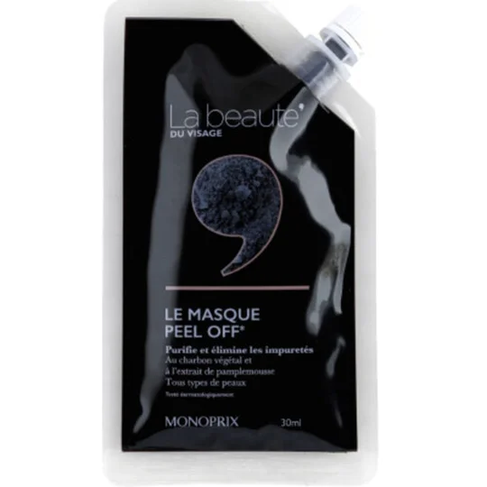 Le masque peel-off charbon