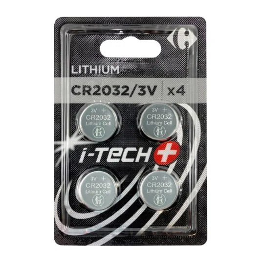 Pile Bouton Lithium CR2032 3V I-TECH+