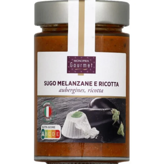 Sugo Melanzane E Ricotta aubergines, ricotta