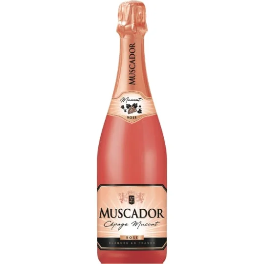 Vin pétillant rosé
