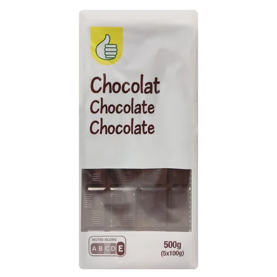Tablette de chocolat noir