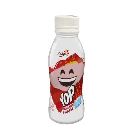 Yaourt à boire fraise