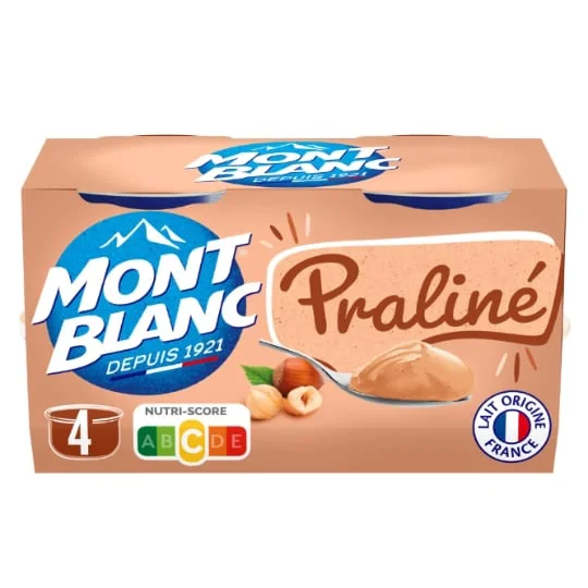 Crèmes dessert praliné