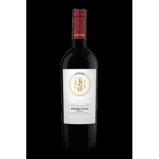 Vin italien Integro Primitivo, vin rouge bio, 2020