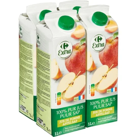 Jus de pomme 100% pur jus