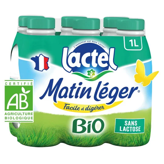 Lait écrémé Bio Sans lactose