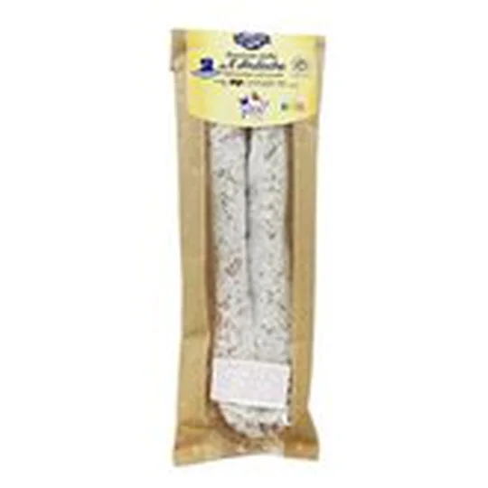 Saucisse sèche fleur gris-vert