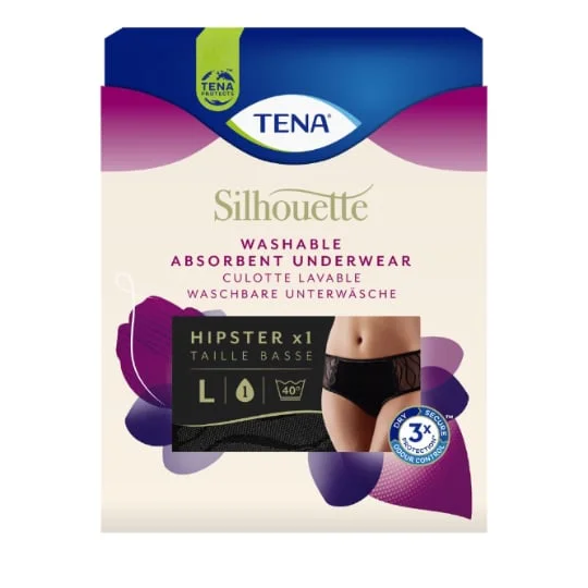 Culotte Lavable Silhouette Taille L - Noir - x1p