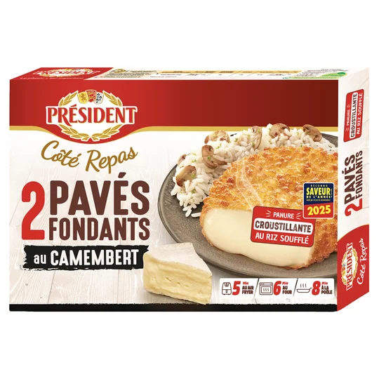 Pavés fondants camembert