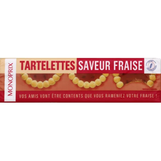 Tartelettes saveur fraise
