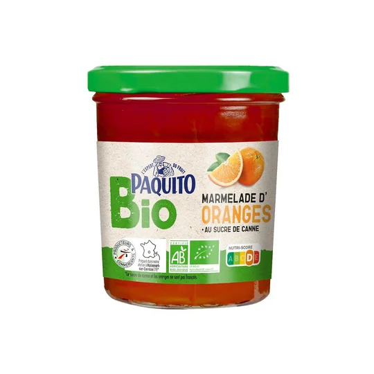 Marmelade d'orange au sucre de canne BIO
