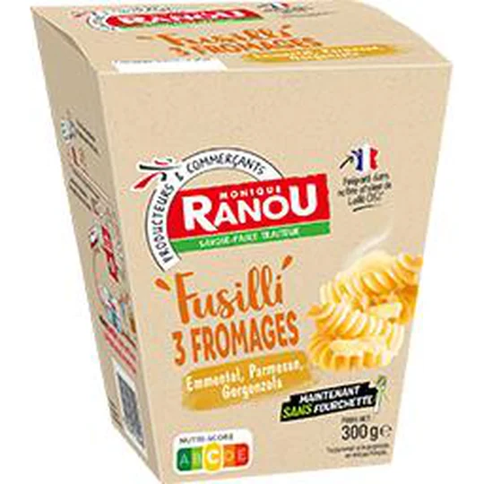Fusilli 3 fromages