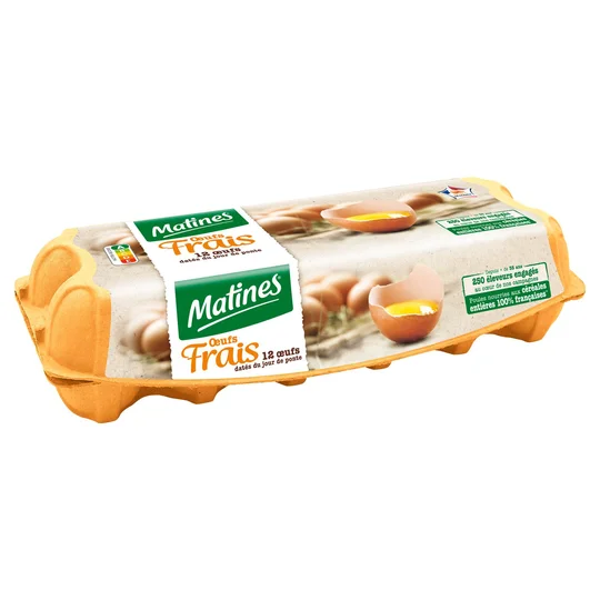 Oeufs frais x12