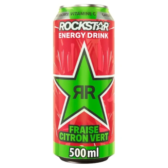 Boisson énergisante fraise citron vert
