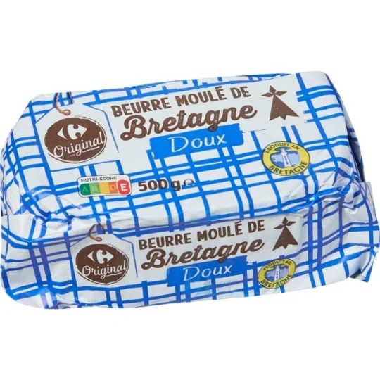 Beurre moulé Bretagne doux