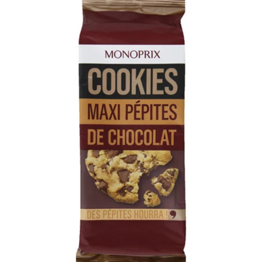 Cookies maxi pépites de chocolat