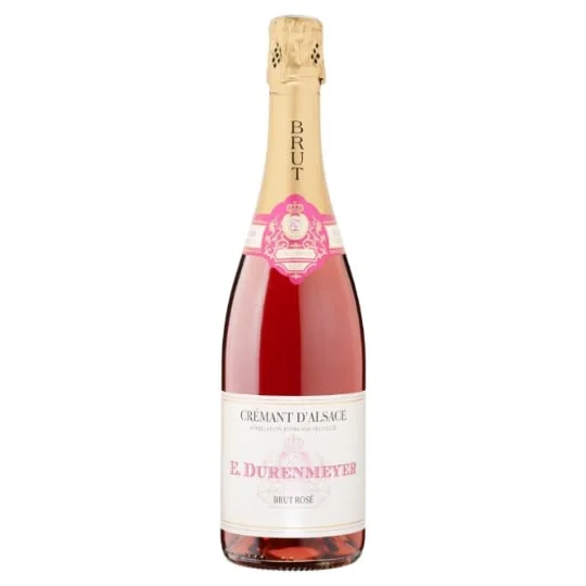 Vin pétillant crémant d'Alsace brut rosé E.