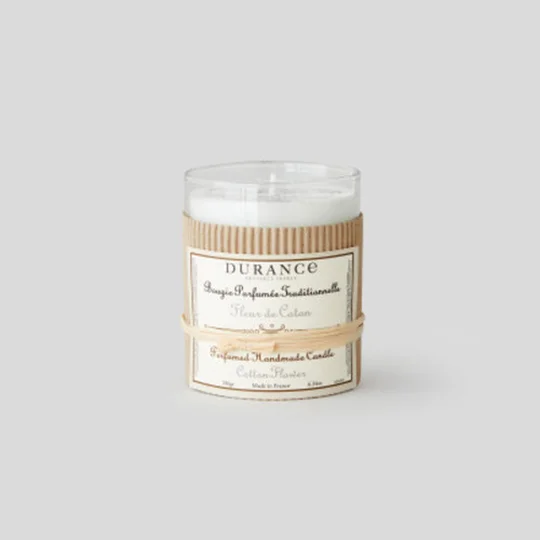 DuranceBougie Artisanale Parfumée Fleurs De Coton 180g