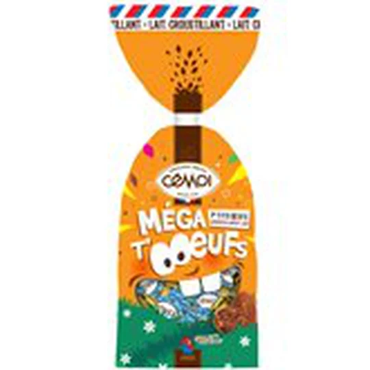 Méga T'Oeufs chocolat Cémoi Lait croustillant