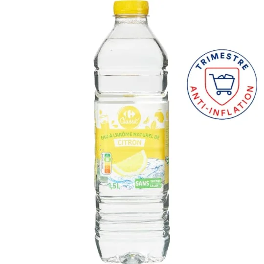 Eau aromatisée citron