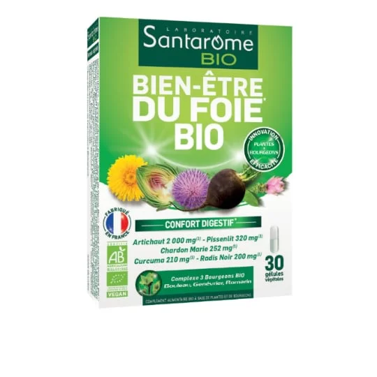 Complément alimentaire bien-être du foie Bio
