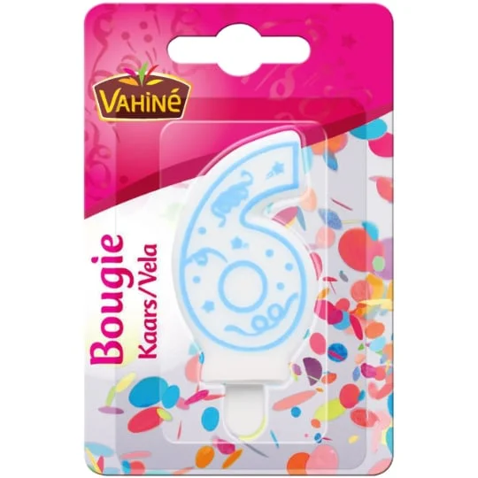 Bougie anniversaire n° 6