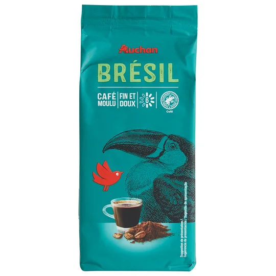 Café moulu sensation Brésil intensité 6