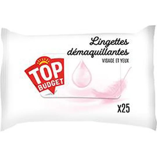 Lingettes démaquillantes visage et yeux