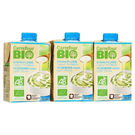 Crème Fluide Bio Légère 15% Mat.Gr.