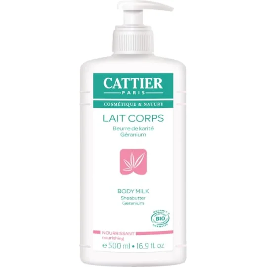 Lait corps nourrissant karité et géranium Bio
