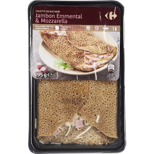 Galette jambon emmental