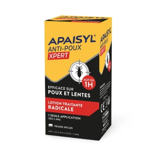 Traitement Anti-poux Xpert agit en 1h