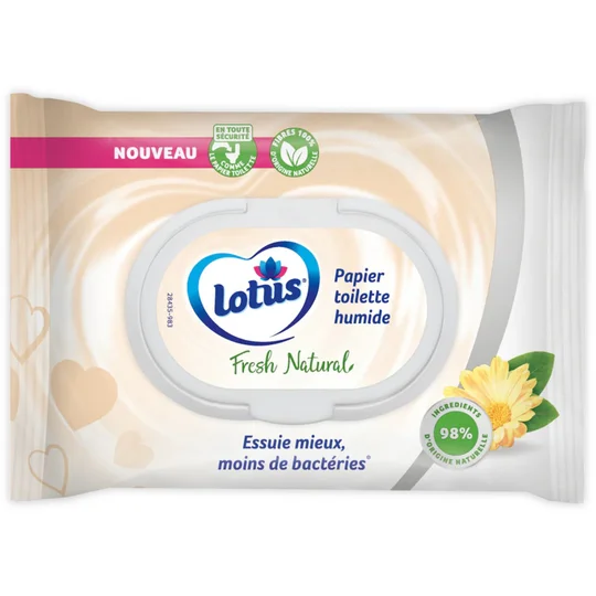 Papier toilette humide Fresh Natural