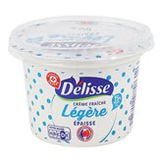 Crème fraîche légère Epaisse 15% MG