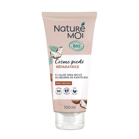 Crème pieds bio réparatrice aloe vera beurre de karité