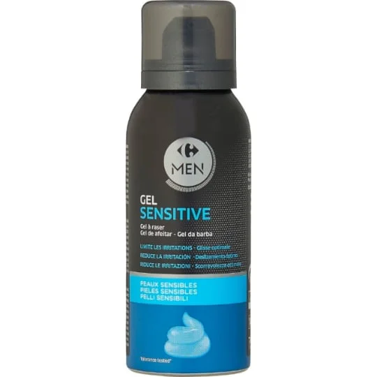Gel à raser peaux sensibles