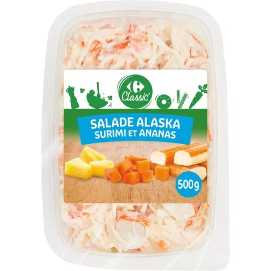 Salade surimi ananas