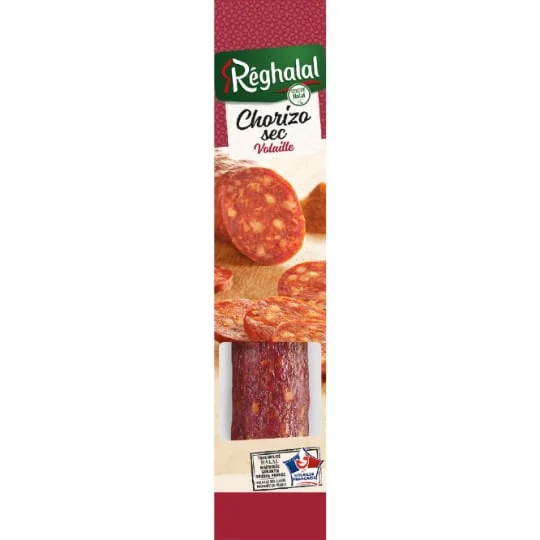 Chorizo sec de volaille et au veau halal