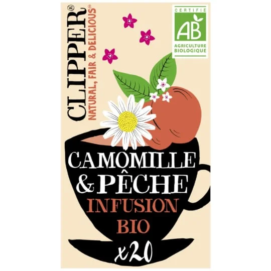 Infusion camomille peche Bio