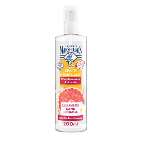 Spray zeste démêlant pamplemousse et jasmin