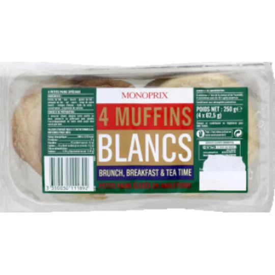 Muffins blancs