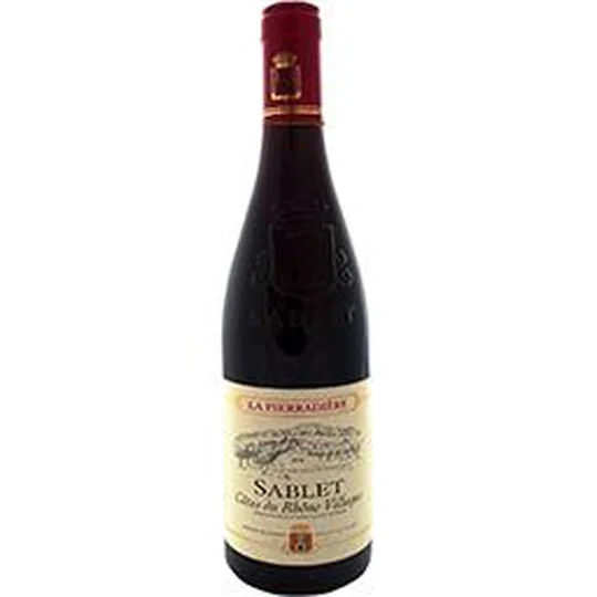 Côtes du Rhône Villages Sablet, vin rouge