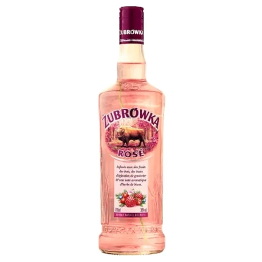 Vodka rosé extrait naturel de fruit