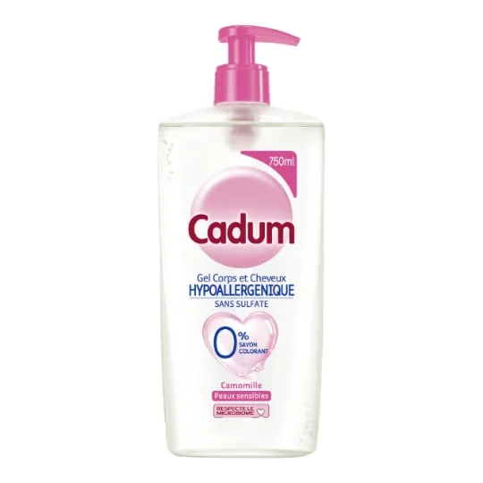 Gel Douche Corps et Cheveux Hypoallergénique Sans Sulfate Camomille