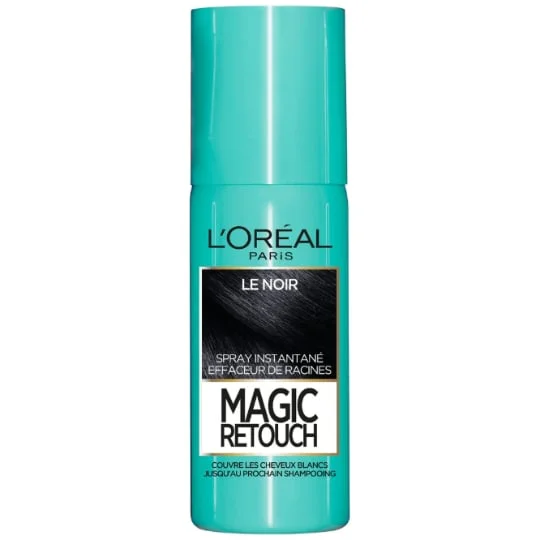 Coloration Cheveux Temporaire Spray Retouche Racine Noir