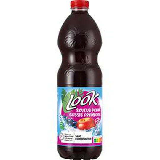Boisson saveur pomme cassis framboise